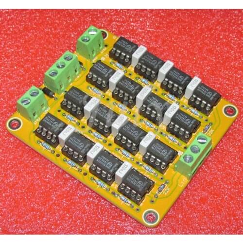 NE5534 ultra-low distortion 4W+4W headphone amplifier board with 16 mouths in unison chorus, LG86D