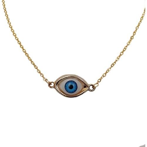 New Fashion Pendant Necklace Small Evil Eyes Demon Eye Classic Ghost Party Male Sexy Lady Christmas Gift AO001-011