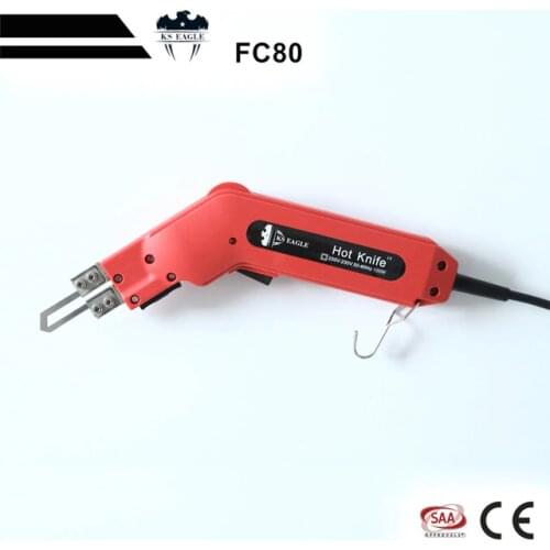 KS EAGLE Hand Hold Heating Knife Cutter Hot Cutter Fabric Rope Electric Cutting Tools Hot Cutter 80 W