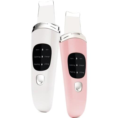 Professional Ultrasonic Facial Skin Scrubber Deep Face Cleaning Machine Peeling Shovel Facial Pore Cleaner Face Lifting Machine