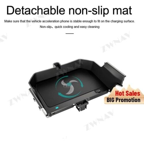 QI Car intelligent infrared wireless charger for BMW 5-series 2018 intelligent infrared Fast Wireless Charging Car Phone Holder