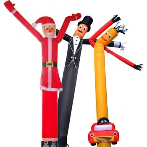 Christmas Xmas Cartoon Inflatable Outdoor Toys Wind Air Sky Man Dancers Advertising Inflatables Tube Puppet Flag Model Toy