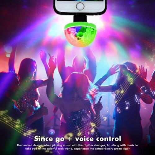 USB Disco Light Music LED Party Lights Stage Effect Karaoke Atmosphere Lamp Portable Disco Ball Laser Home Car Stage Effect