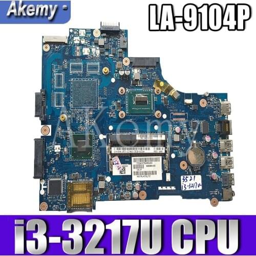 VAW11 LA-9104P For DELL Inspiron 15 3521 5521 Laptop Motherboard CN-00FTK8 LA-9104P SR0XF I3-3217CPU original