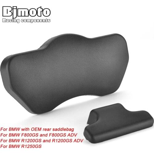 BJMOTO Motorcycle Rear Top Case Luggage Bag Cushion Soft Passenger Backrest Back Pad for BMW R1250GS R1200GS / ADV F800GS / ADV