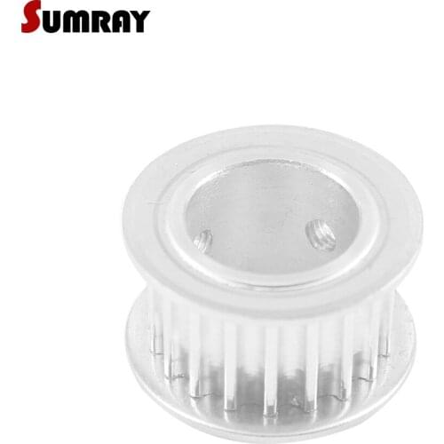 SUMRAY Timing Pulley 5M 19T 5/6/8/10/20mm Bore Gear Belt Pulley 16/21mm Width Synchronous Pulley Wheel For Laser Machine