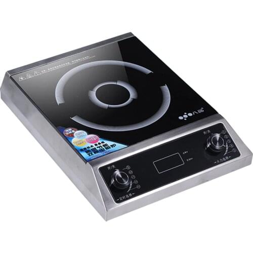 3500W Induction Cooker High Power Commercial Stainless Steel Hob Energy Saving Furnace Kitchen Hot Pot Cooktop Q35S