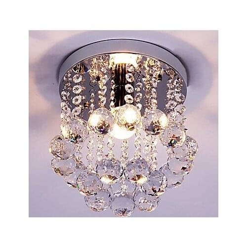 40W Flush Mount E14 K9 Crystal / Mini Style Modern Chandelier Free shipping size:20*20*17cm
