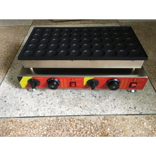 Free Shipping 50 Pcs Electric 110v 220v Poffertjes Grill Dutch Waffle Maker Pancake Maker