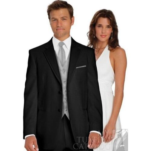 Free Shipping wholesale 2015 High-quality Fashion Mens Suit! business wedding mens slim clothing (Jacket+Pants+Tie+Vest)