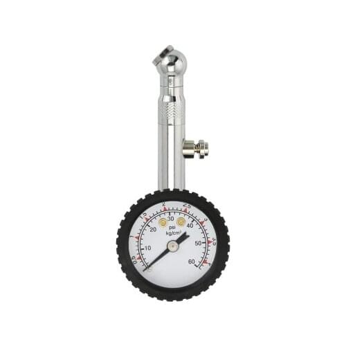 Tire pressure gauge tyre pressure monitor with tire exhaustion outgassing valve Universal joint test connector