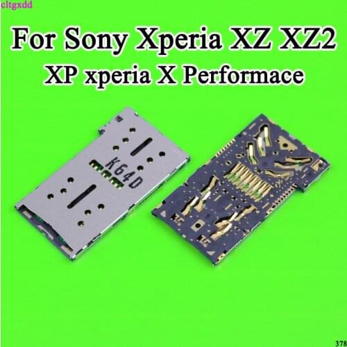 For Sony Xperia XZ XZ2 F8331 XP xperia X Performace H8216 H8266 H8276 H8296 H8324 SIM And MicroSD Memory Card Reader Holder Slot