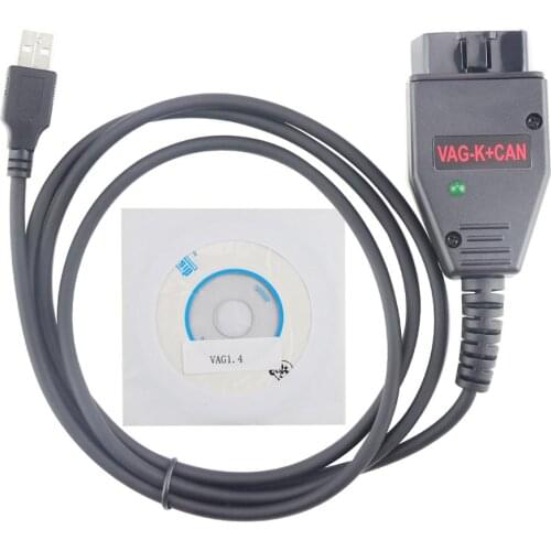 For VAG K+CAN Comander 1.4 For AUDI/for VW/Skoda Green PCB PIC18F258-1/S0 FTDI FT232RQ Chip VAG K+CAN 1.4 K-Line Commander Full