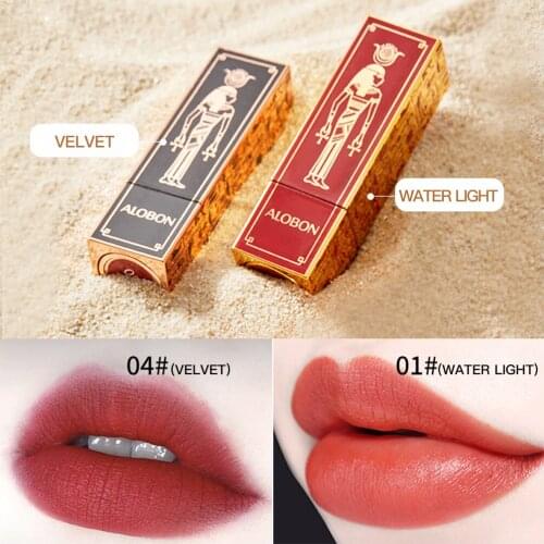 6 Colors Matte Lipstick Maquillage Matte Batom Makeup Egypt-Style Waterproof Lip stick for Lips Makeup Cosmetics Tint