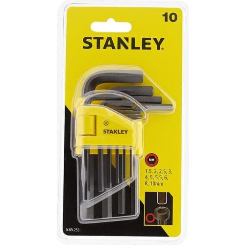 Stanley ST069252 Allen Key Set, 8 Piece Useful, Good Quality Material