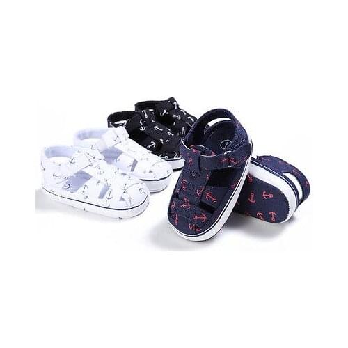 NEW Baby girl boy sandals Shoes print light canves infants Summer Shoes 0 to18 Month Unisex
