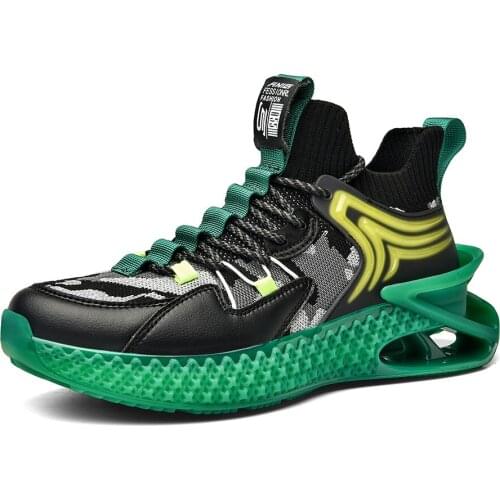 Spring and summer 2021 new trendy mens fashion fly-woven breathable outdoor leisure sports running shoes