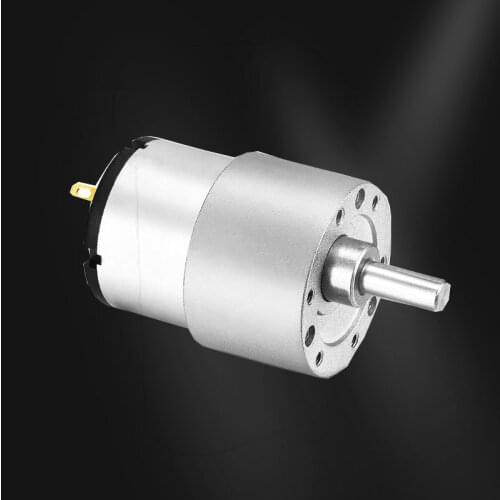 JGB37-520 Dc Motor 12V 3V 6V 24V Diy Engine Dinamo High Torque Gear Box Low Speed Reversed Electric Motor Metal Gearbox Voltage