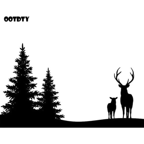 Elk Deer Forest Metal Cutting Dies Stencil Scrapbooking DIY Album Stamp Paper Card Embossing Decor Craft New Dies for 2021