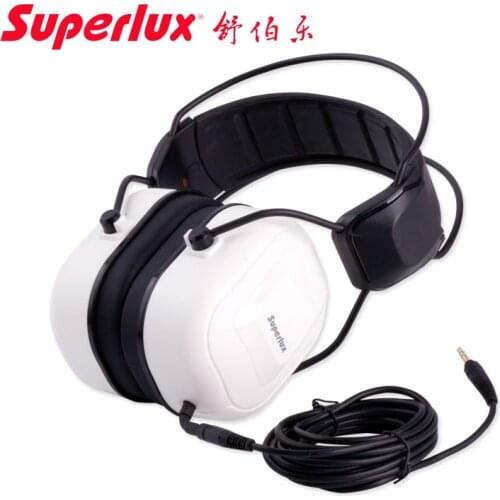 Superlux HD665 closed-back head-mounted professional studio monitor recording headphone headset for drummer & bass player