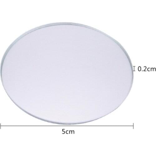 1 Pair Car Round Convex Blind Spot Mirror For Mitsubishi Outlander Asx Lancer 10 9 EX Pajero Sport Eclipse Carisma Colt