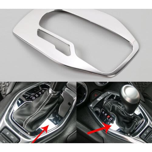 BBQ@FUKA Car Accessories 1 PC ABS 4 Color Interior Gears Panel Trim Cover Frame Fit For Chevrolet Camaro 2017 2018