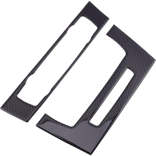 Car Carbon Fiber Texture AC CD Control Panel Trim fit for BMW 3 Series E90 E92 E93 2005 2006 2007 2008 2009 2010 2011 2012