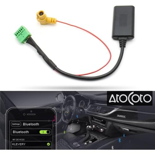 Car Bluetooth Module AUX 4 12 Pin Cable Adapter for Audi Q5 A6 A4 Q7 A5 S5 MMI 3G AMI Multimedia Wireless Audio Input