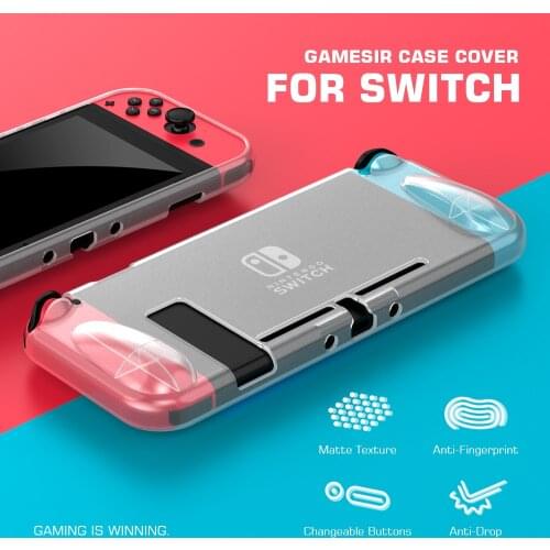GameSir Case Cover for Nintendo Switch NS Joy-Con Controller Console Accessories PC/TPU Shell with Game Card Store Slot ENGP201