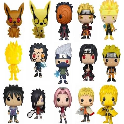 Naruto TOBI 184# KAKASHI 182# 548# SIX PATH 186# Vinyl Action Figures Collection Model Children Toys