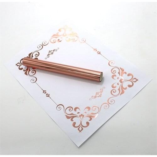Hot Stamping Foil DIY 5mx19.3cm Toner Reactive Foil by Laser Printer and Laminator Transfer Sheets Hot Foil Rolls Crafts Photo