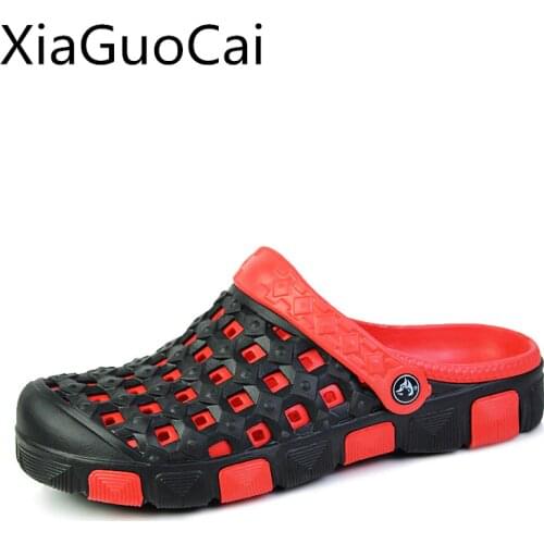 2016 Summer Fashion Men Clogs Slippers Breathable Mules Leisure Style Non-slip Beach Shoes For Men c266 15