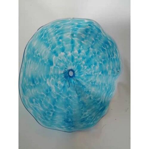 Wall Hanging Lamp Glosy Glass Art Stained Glass Decorative Colored Murano Glass Plates