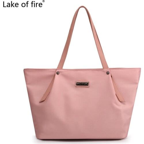2021 New Shoulder Bag Womens Bag Trend Joker Large-capacity Portable Bag Korean Version Of Splash-proof Nylon Bag Tide