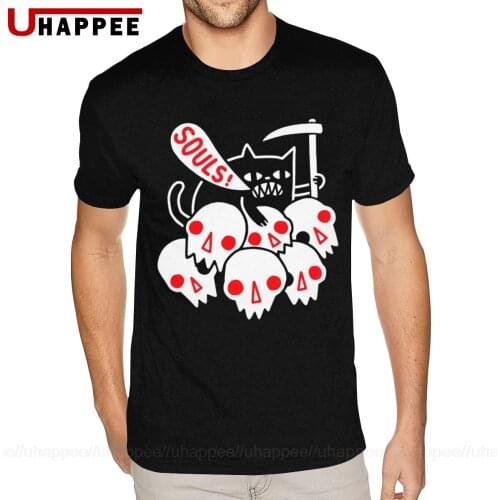 Wholesale Dark Souls Tees Men Personalized Short Sleeve Heavy Cotton Round Neck Tees