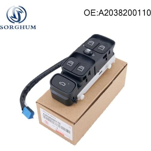 A2038200110 Power Control Window Switch For MERCEDES C CLASS W203 C180 C200 C220