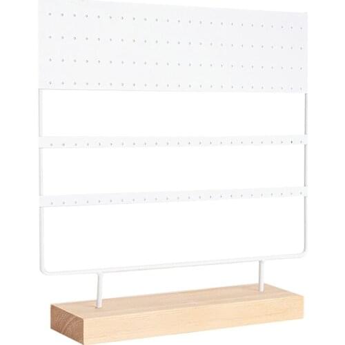40GB Earring Stand Display Rack 3-Tier Ear Stud Holder Jewelry Organizer Ear Studs Earring Holder 144 Holes