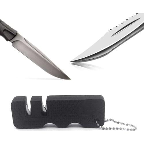 Mini Portable 2 Stages Professional Knife Sharpener Stainless Tool Kitchen Tool Accessories Outdoors