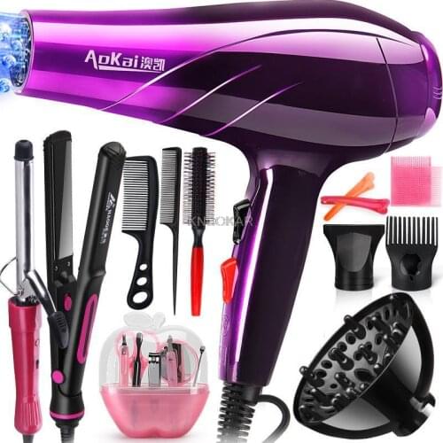 Professional 220V 1000W Powerful Hairdryer Fast Styling Blower Hot And Cold Adjustment Air Dryer CN plug