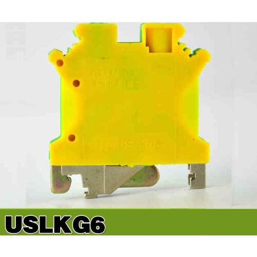 USLKG-6 UK Series DIN Rail Screw Clamp Terminal Blocks