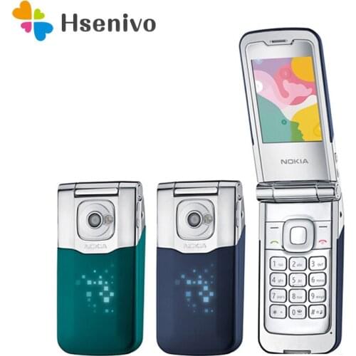 Nokia 7510 Refurbished-Original 7510A Supernova Mobile Phone Refurbished Flip Mp3 Unlocked Cellphones free shipping