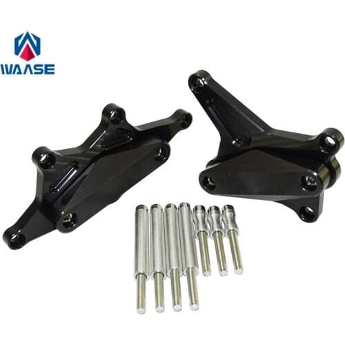 Waase CB 500X Left & Right Engine Crash Pads Frame Slider Protector For Honda CB500 CB500F CB500X 2013 2014 2015 2016 2017 2018