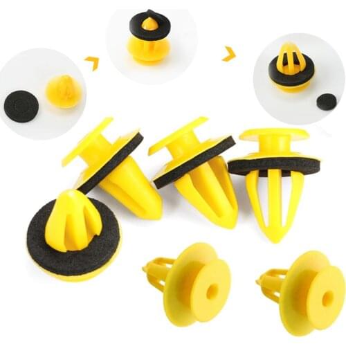 New 50PCS Auto Door Trim Panels Fastener Clips Car Plastic Fixed Clip for Lada Kalina Granta Priora Lada Niva Largus Samara 2110