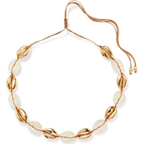 Boho Puka Natural cowrie Shell necklace women one direction statement colar feminino punk bijoux choker bts acessorios necklace