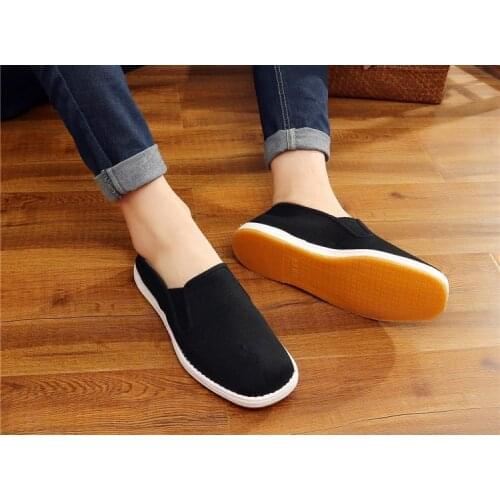 Winter warm handmade wushu martial arts sneakers shaolin monk wing chun kung fu tai chi taiji shoes zen lay meditation shoes