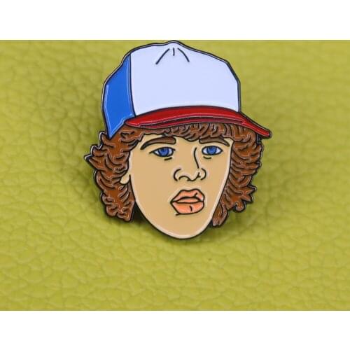 Stranger Things Pin Popular Culture TV Show Badge For anyone who is as in love with Dustin as we are