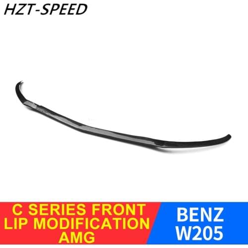 2015 - 2019 Car Protector Bumper Front Lip for BENZ C Class W205 Sports Modified AMG Style Car Front Lip