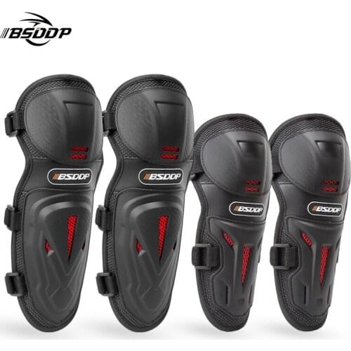 4pcs Motocross Knee Protector Brace Protection Elbow Pad Kneepad Motorcycle for Victory Benenlli Indian Triumph Aprilia Ducati
