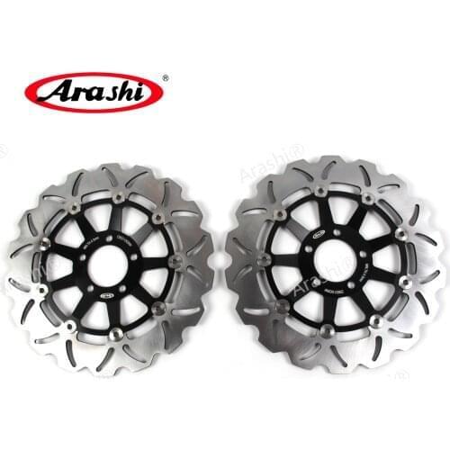 ARASHI For KAWASAKI ZEPHYR 110 1993-1998 ZRX 1100 1997-2000 ZZR 110 1990-1992 CNC Front Brake Rotors Brake Disc