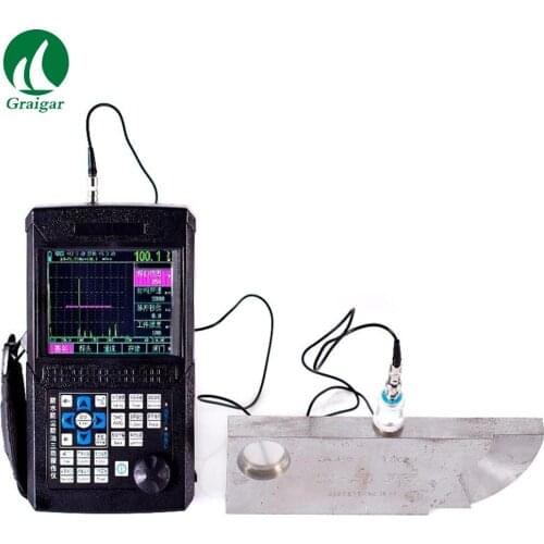 Leeb510 Digital Ultrasonic Flaw Detector Range 0~6000mm with Straight Probe